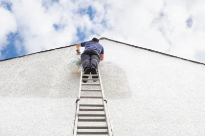 Peinture extérieure au Crouais — façades et ravalement